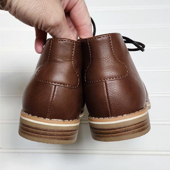 NWT Cat & Jack Filip Brown Chukka Boots - Picture 4 of 11